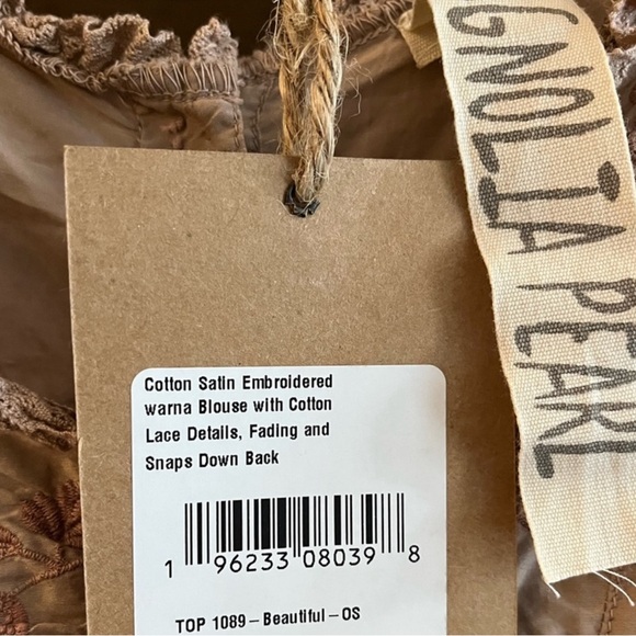 LIKE NEW Magnolia Pearl Embroidered Swarna Blouse 1089 - Picture 11 of 11